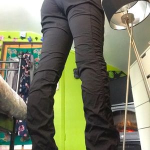 Shambhala adjustable cuff pants.